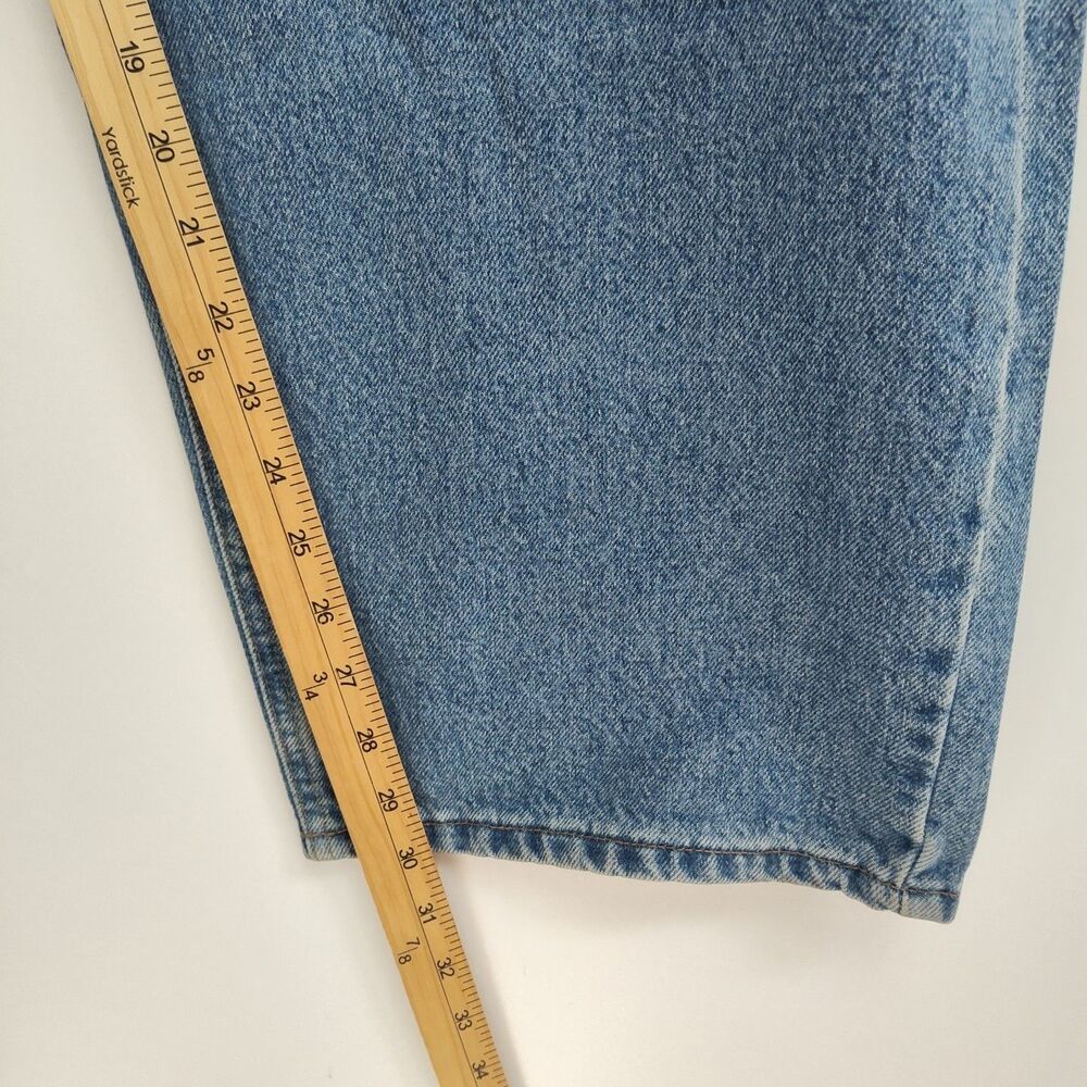 Carhartt Relaxed Fit Jeans Men's 54x30 Medium Blue Wash Straight Leg - Picture 5 of 9